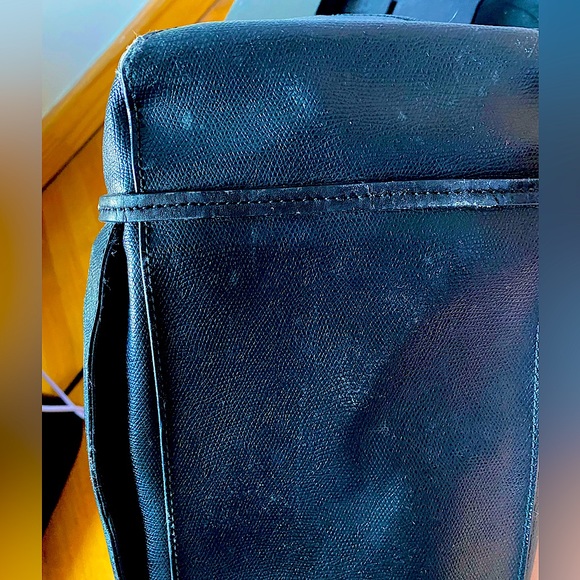 Tumi Black Leather Tote Bag - Picture 7 of 8